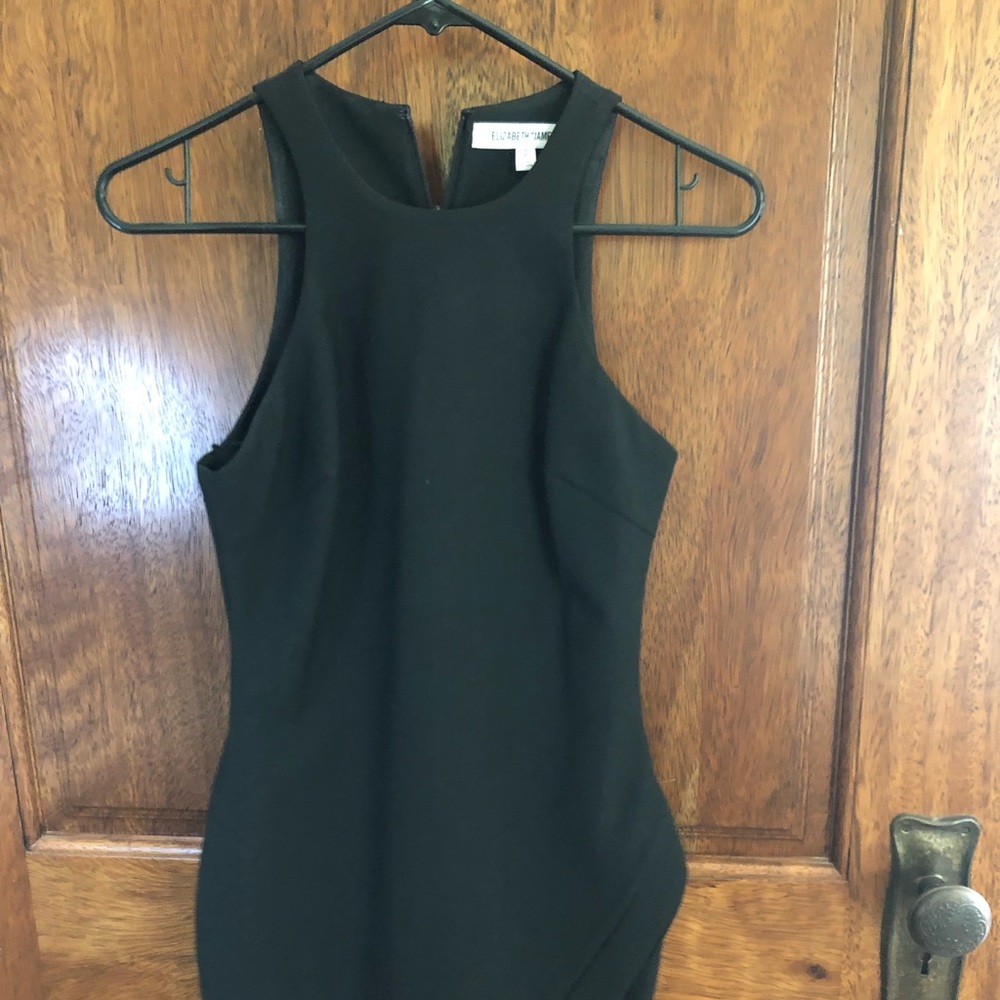 Elizabeth & James black shift dress size 2